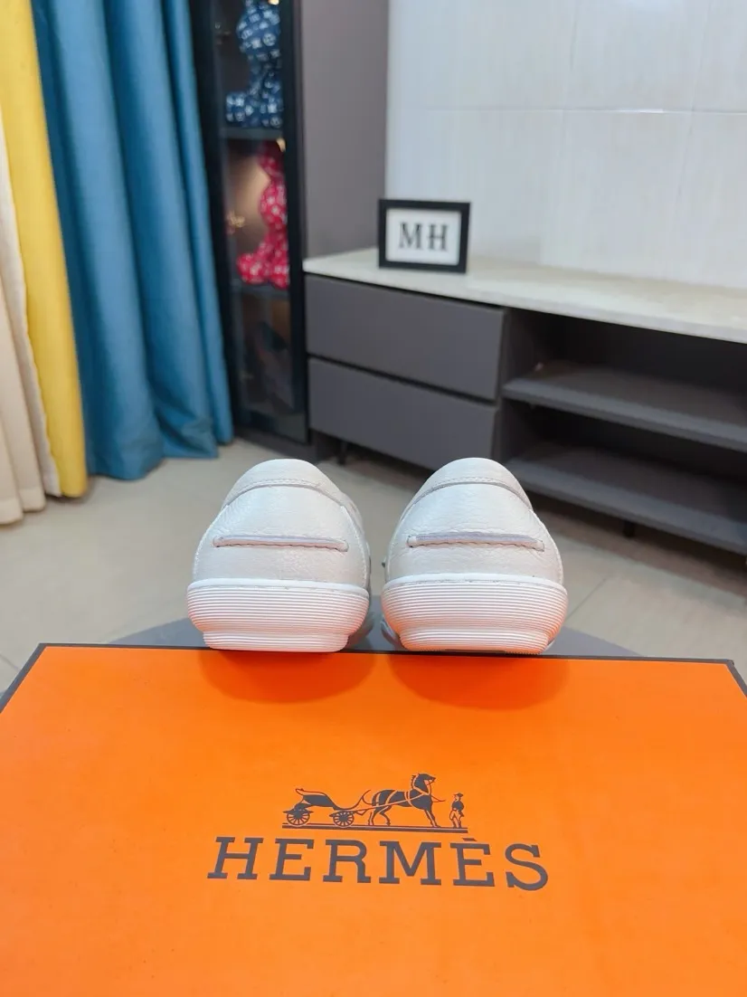 Men's shoes 💰458🌹🌹Niuli "HERMES" Hermès business leather shoes, original factory configuration, original imported cowhide upper + luxury hardware logo + fully imported original customized cowhide lining, sole: rubber wear-resistant outsole, difficult craftsmanship, original factory follow-up goods, 🔍🔍high quality code number: 38-44 45 can be customized